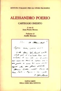 Alessandro Poerio, carteggio inedito, a cura di Anna Poerio Riverso